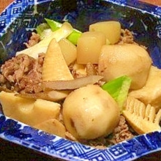 郷土食☆芋煮も孟宗筍煮も同時に食べたい☆芋煮物